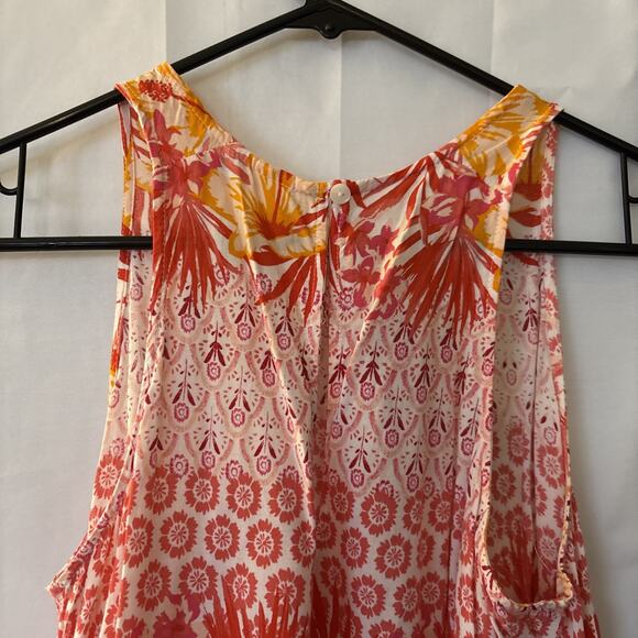 Old Navy Womens Multicolor Floral Round Neck Sleeveless Blouse Top Size SP - Picture 6 of 7